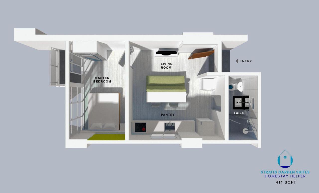 Straits Garden Suites By The Homestay Helper George Town Exterior photo